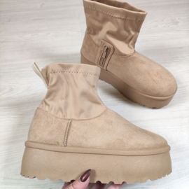 My Platform Boots - beige/khaki
