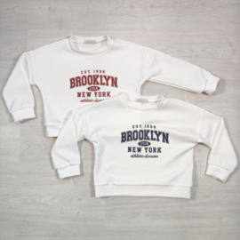 White Brooklyn sweater