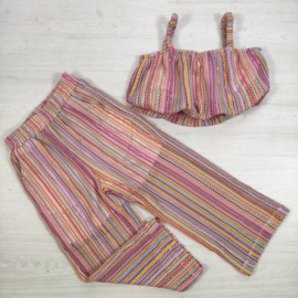 Ocean Waves Girls Set - rainbow