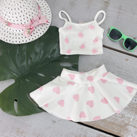 Little sweet hearts set - roze