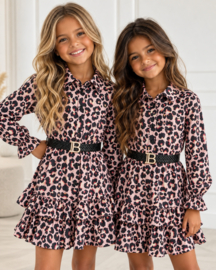 Roaring Ruffles dress - roze