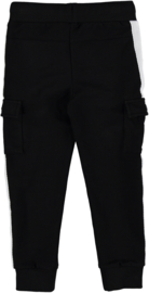 Black side stripe sweat pants
