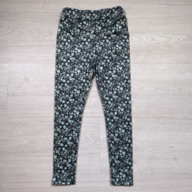 Mint flower legging