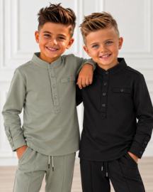 Blouse & Pantalon Set - groen (verzenddatum 20 okt)