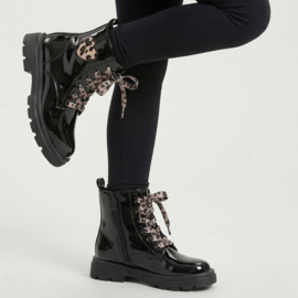 Heart & roar boots - shiny black