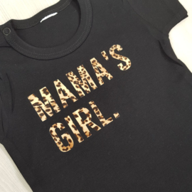 Leopard mama's girl Shortsleeves tee