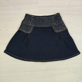 Girls Sparkle Denim Skirt