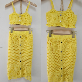 Summer laced set - yellow