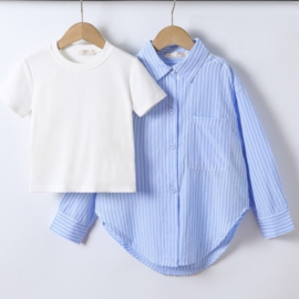 Blouse & t-shirt - blauw