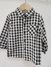 Baby boy check blouse (verzenddatum 9 okt)