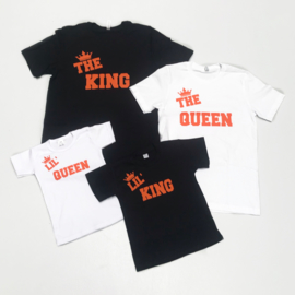 Kingsday tee orange - Twinning (gepersonaliseerd)