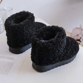 Sweet teddy boots - zwart