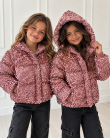 Ultimate paillet jacket - Roze
