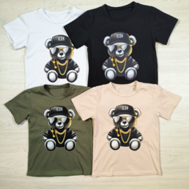 Icon sitting bear chain tee