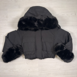 Your Furry Rebel Jacket - zwart