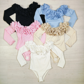 Diva Ruffle Shoulder Body (5 kleuren)