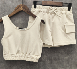 Dream on set - zwart & beige