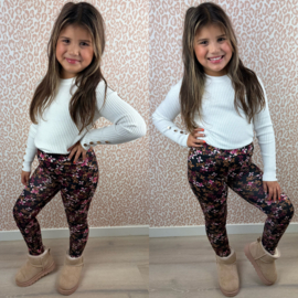 Rib & Buttons top - 3 colors