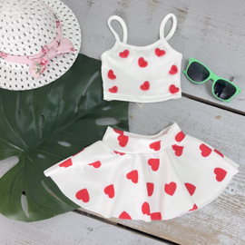 Little sweet hearts set - rood