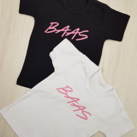 Pink Baas tee Shortsleeves