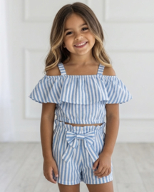 Blue Summer Breeze Stripe Set