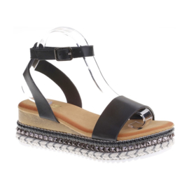 Studded sandal - Zwart (verzenddatum 14 mei)