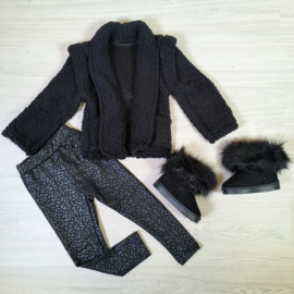 Black teddy vest