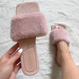 Fluffy slipper - Pink