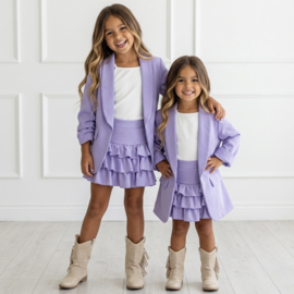 Stylish blazer - paars