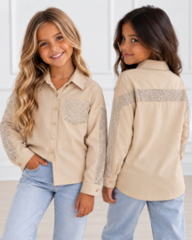 The bling blouse - beige