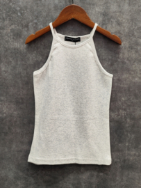 Sunny Rib Halter Top - Grijs