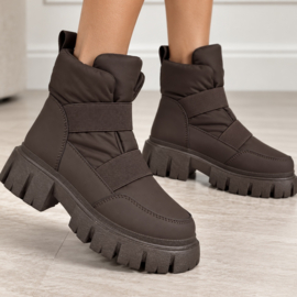 Chunky Snow Boots - bruin