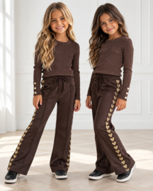 Golden Hearts Pants - bruin