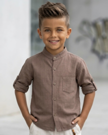Summer Chic Boys Blouse - bruin