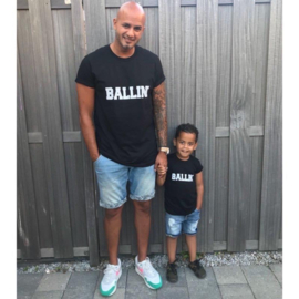 Ballin' Daddy & me tee Shortsleeves - Twinning