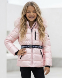 ICON Girls Luxe Puffer Jacket - roze