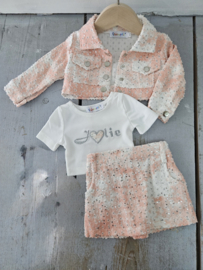 Peach Sparkle Baby Set