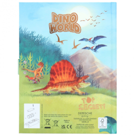 Dino World dagboek met geheime code
