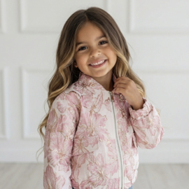 Soft Pink Floral Statement Jacket