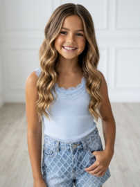 Your Sparkle Pattern Short - blauw