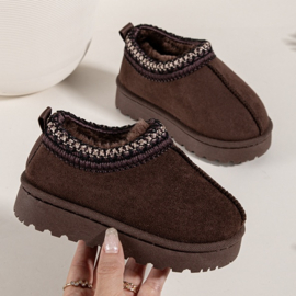 Cozy slides (twinning) - bruin (verzenddatum 25 sep)