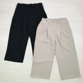 Wide Leg Pantalon Kids - zwart