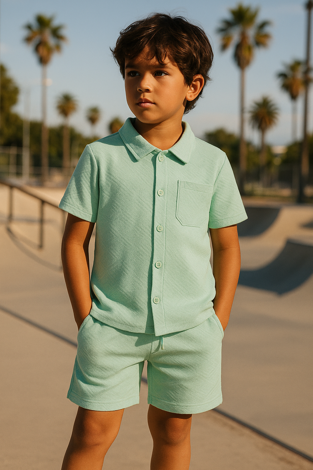 Looking sunny boys set - mint