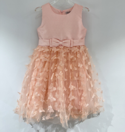 Butterfly Bow Tule Dress - zalm