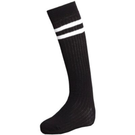Black sporty knee socks