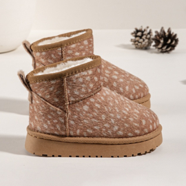Deerly warm boots - camel