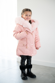 Girls winter parka - roze