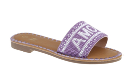 Lovely slippers - purple