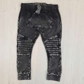 Pocket washed sweatpants - Black