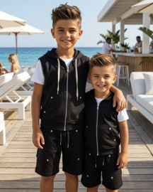 Casual Comfort Boys Outfit - zwart
